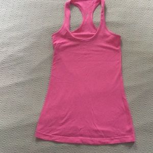 Lululemon cool racerback tank in pink